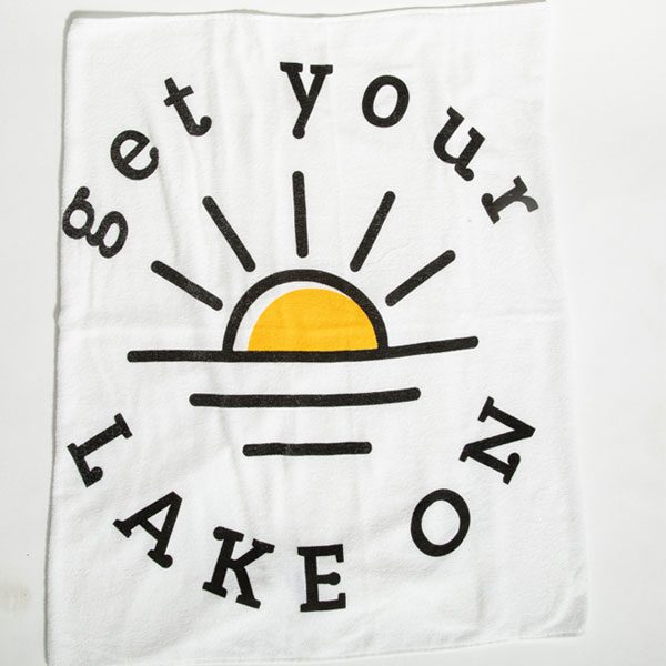 Get your lake on towel